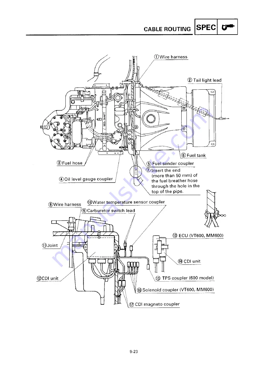 Yamaha MM700A Service Manual Download Page 259