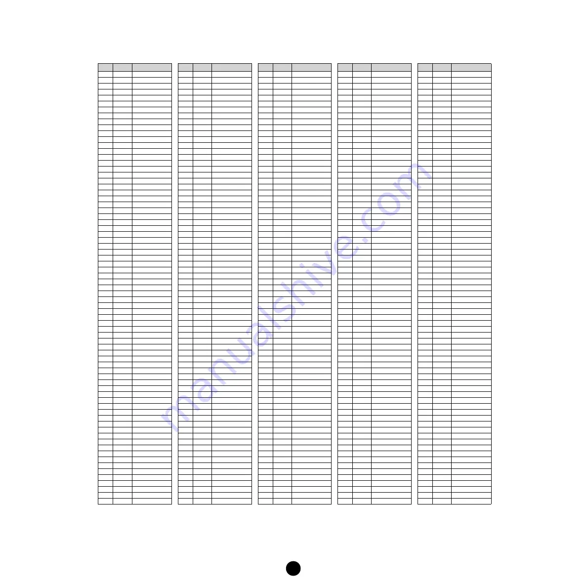 Yamaha MOTIF 6 Data List Download Page 11