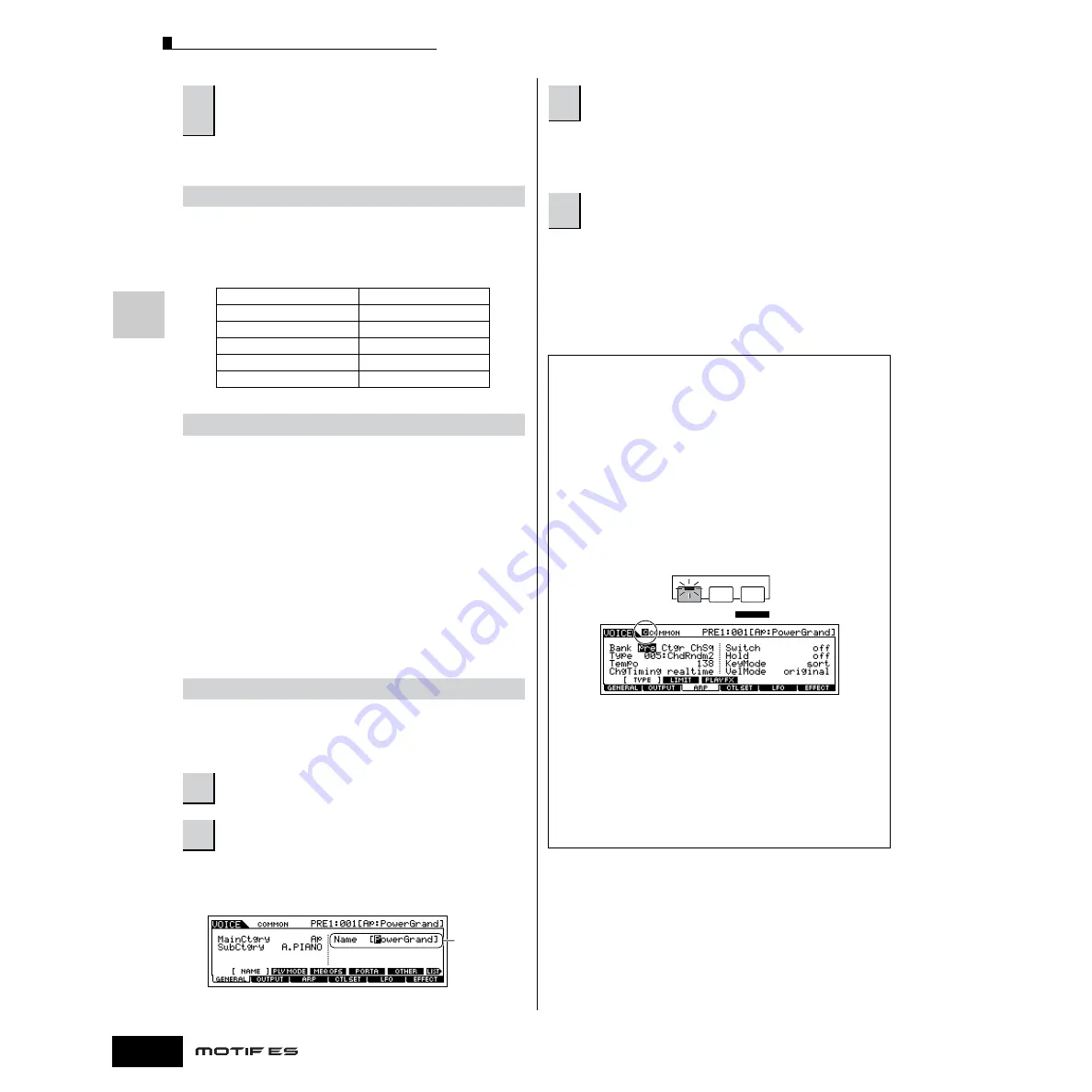 Yamaha MOTIF ES6 Owner'S Manual Download Page 80