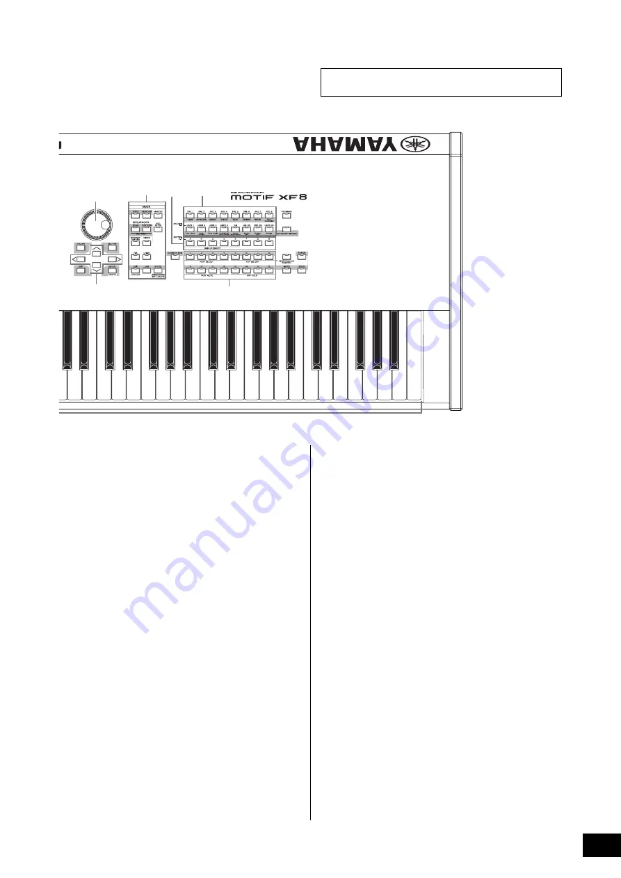 Yamaha MOTIF XF6 Скачать руководство пользователя страница 11