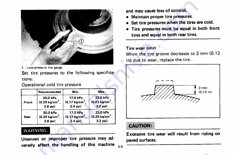 Yamaha MOTO-4 1987 Owner'S Manual Download Page 36