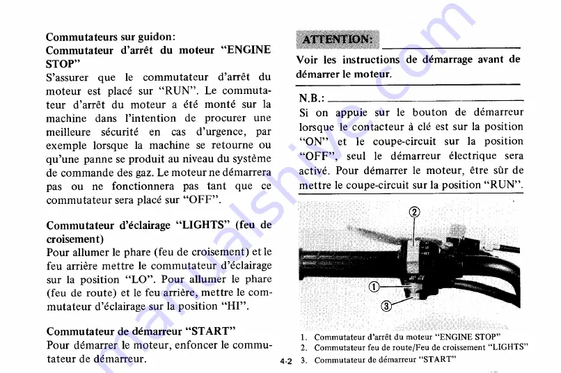 Yamaha MOTO-4 1987 Owner'S Manual Download Page 119