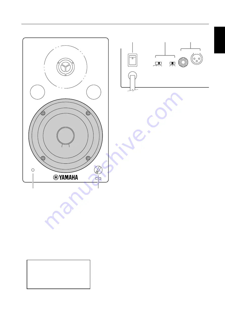 Yamaha MSP5 - Speaker - 67 Watt Скачать руководство пользователя страница 7