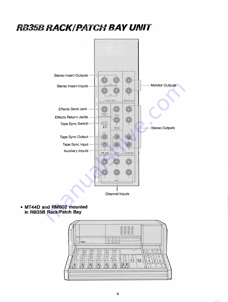 Yamaha MT44D Manual Book Download Page 6