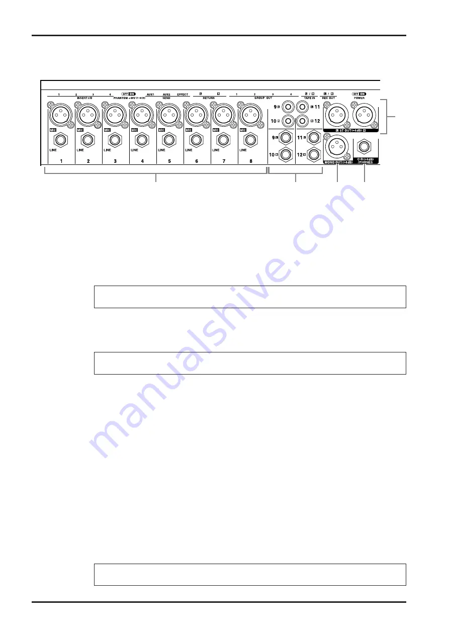 Yamaha MX12/6 Owner'S Manual Download Page 8