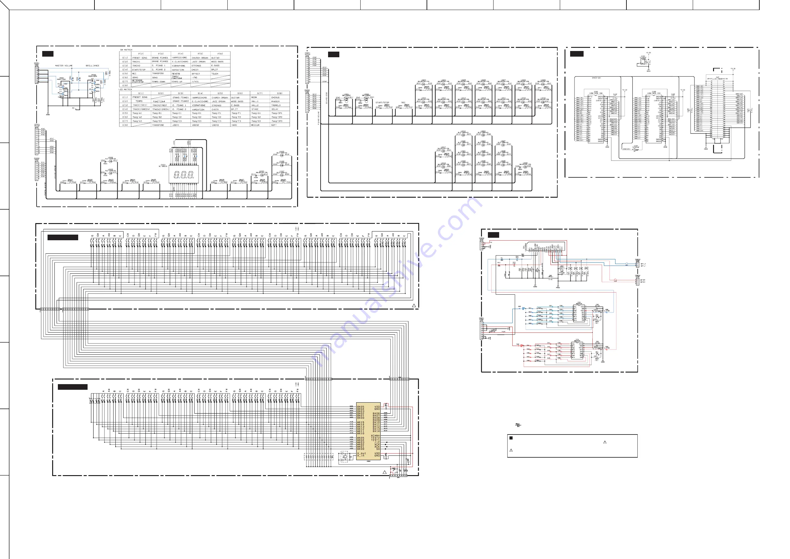 Yamaha P-120 Service Manual Download Page 62