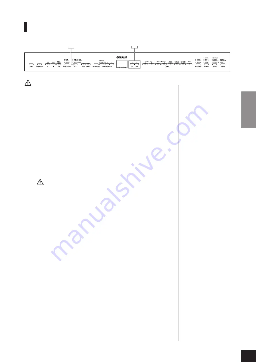 Yamaha P-155 Owner'S Manual Download Page 35