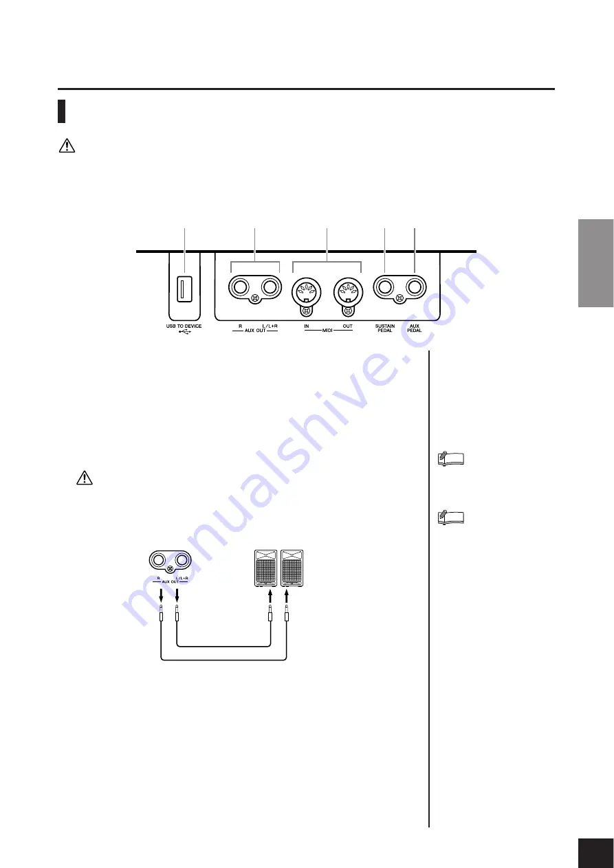 Yamaha P-155 Owner'S Manual Download Page 47