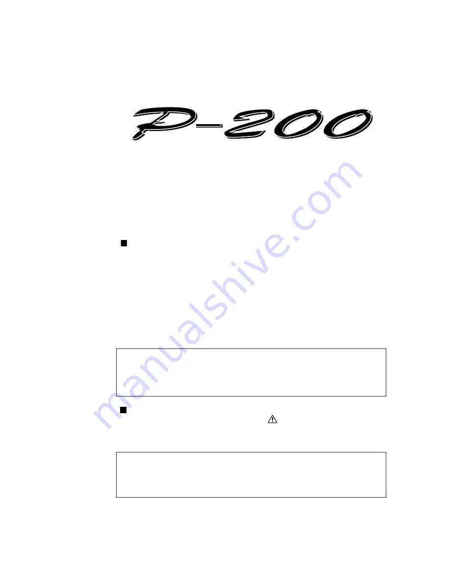 Yamaha P-200 Service Manual Download Page 38