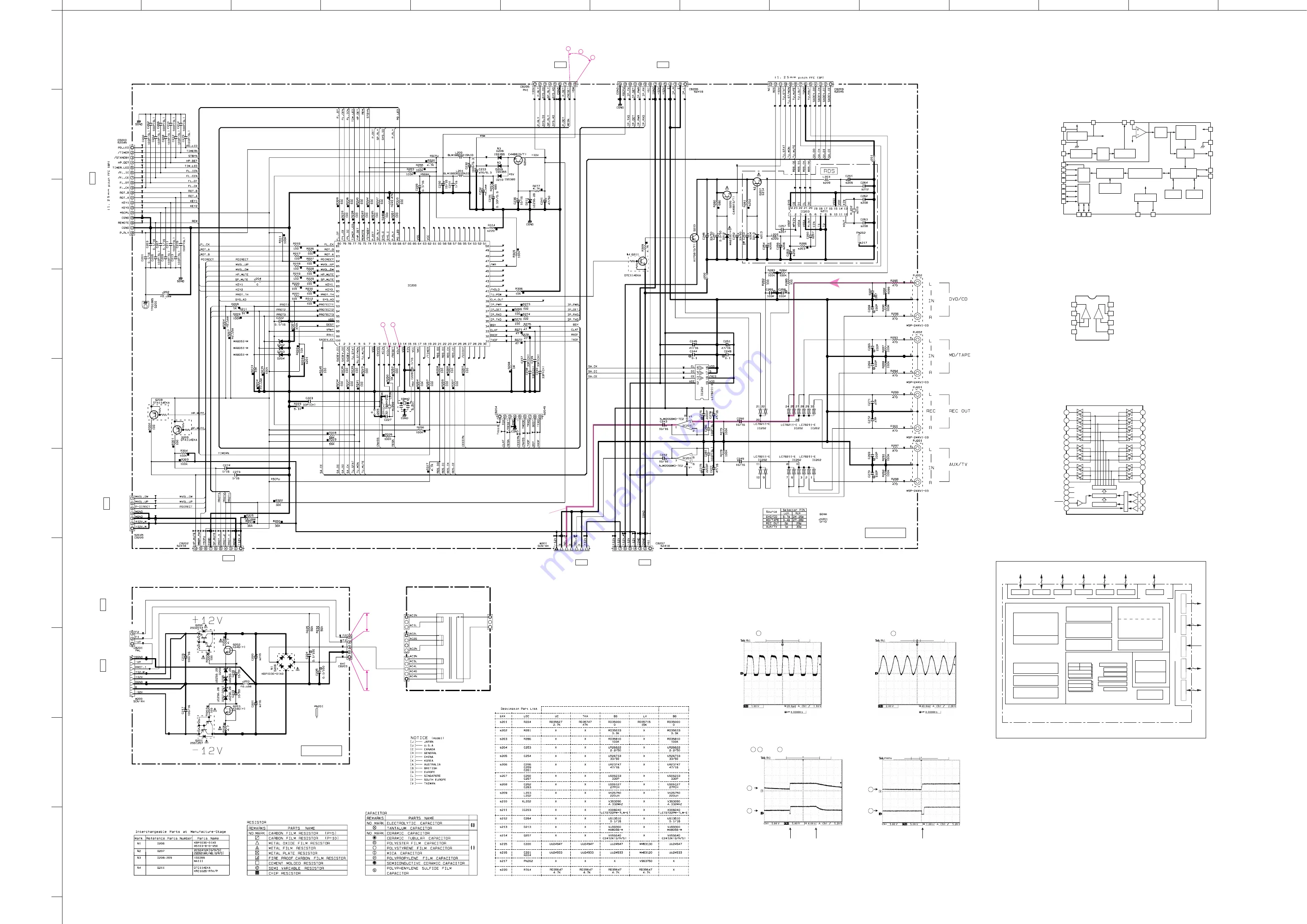 Yamaha PianoCraft MCR-E810 Service Manual Download Page 37