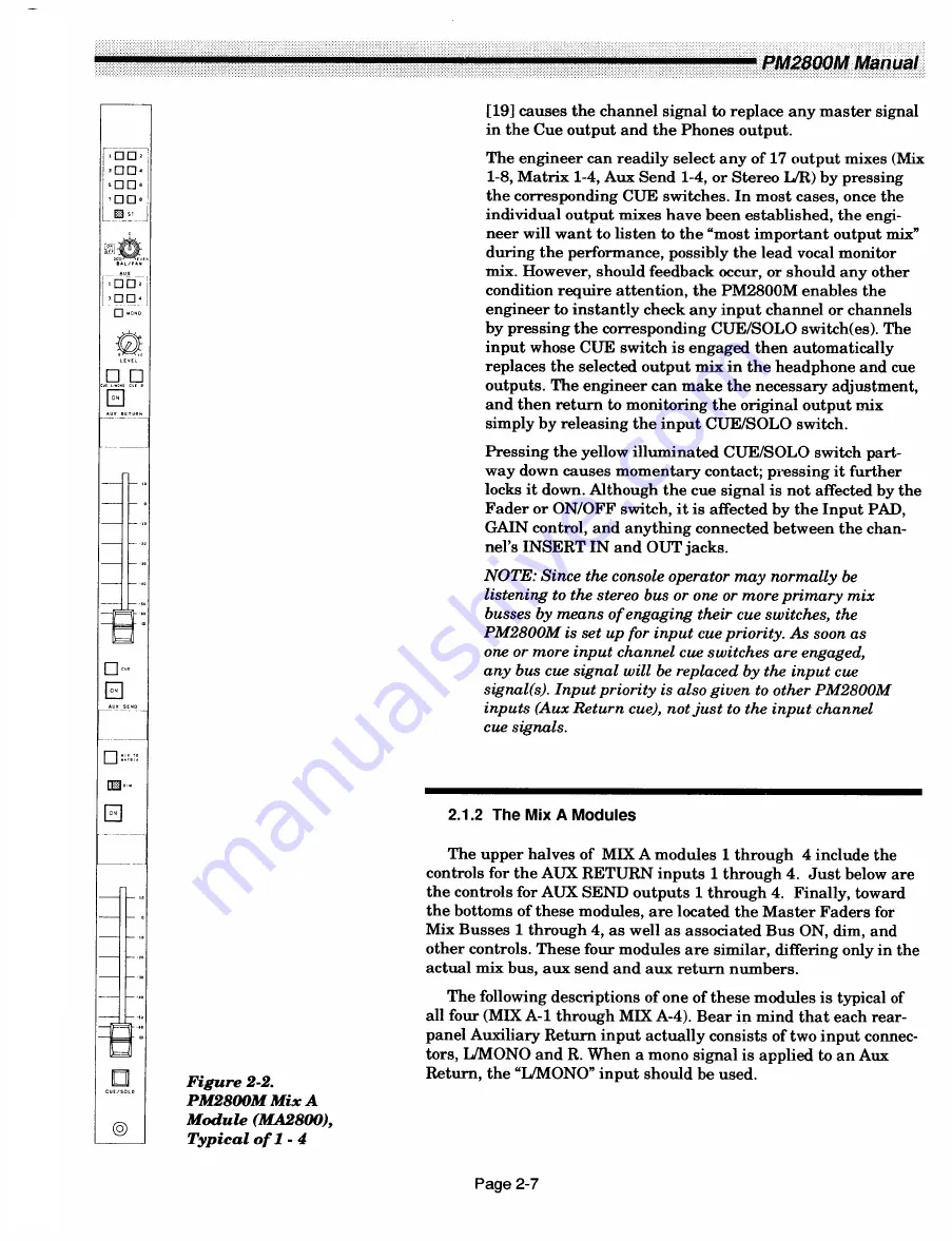 Yamaha PM2800M Operating Manual Download Page 16