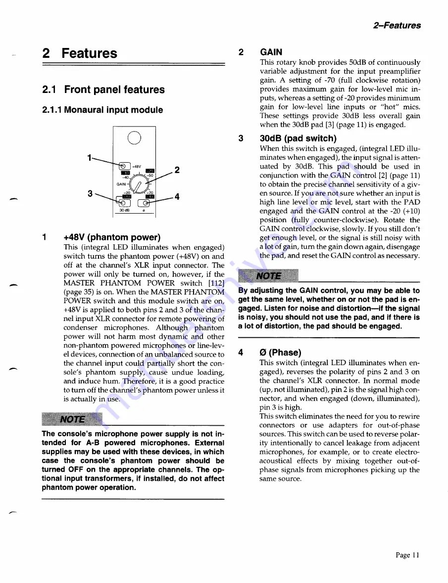 Yamaha PM3500M Operating Manual Download Page 13