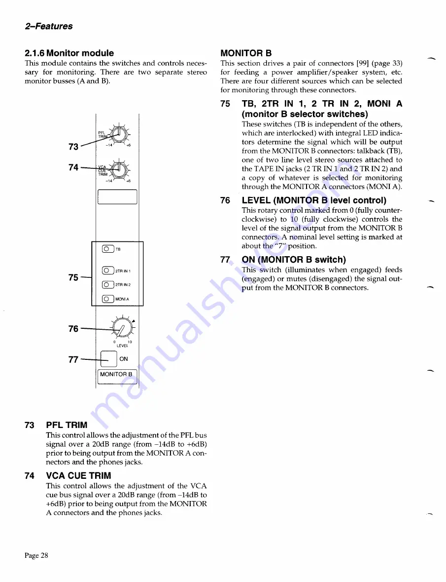 Yamaha PM3500M Operating Manual Download Page 30