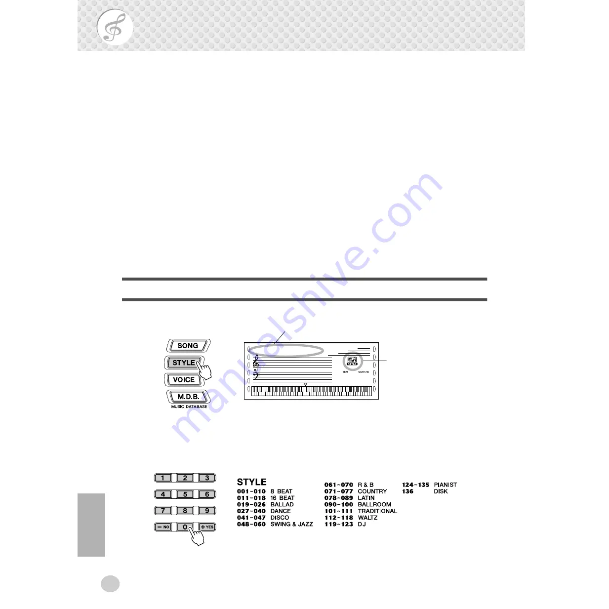 Yamaha Portable Grand DGX-300 Owner'S Manual Download Page 38