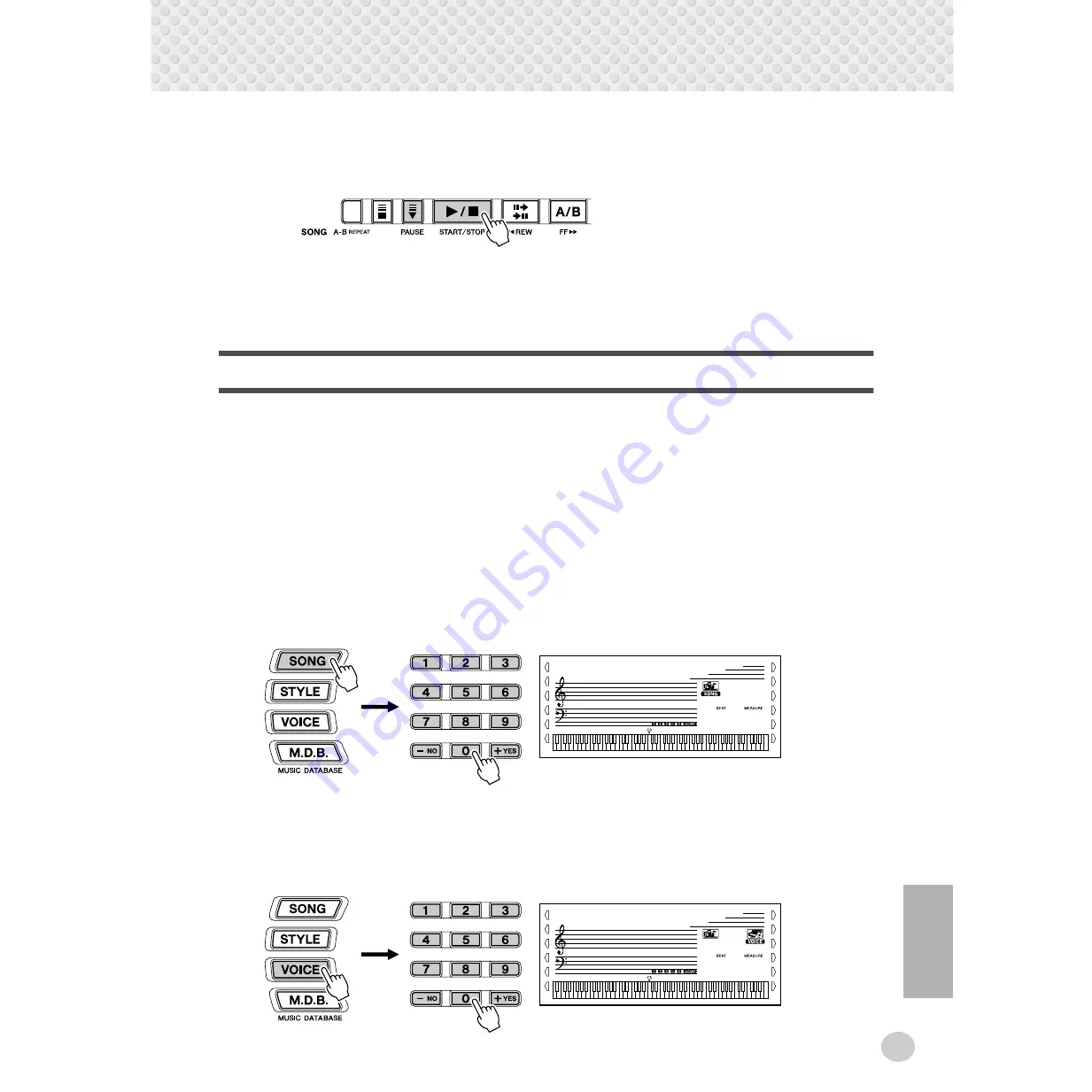 Yamaha Portable Grand DGX-300 Owner'S Manual Download Page 59