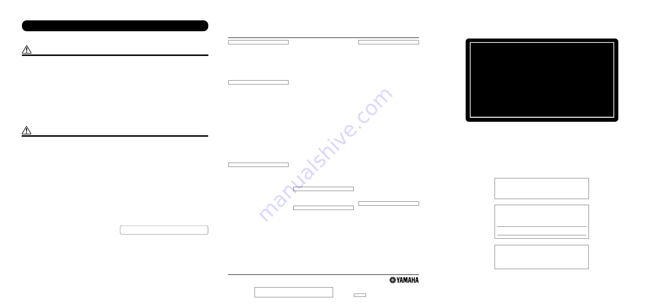 Yamaha PortaSound PSS-15 Owner'S Manual Download Page 4