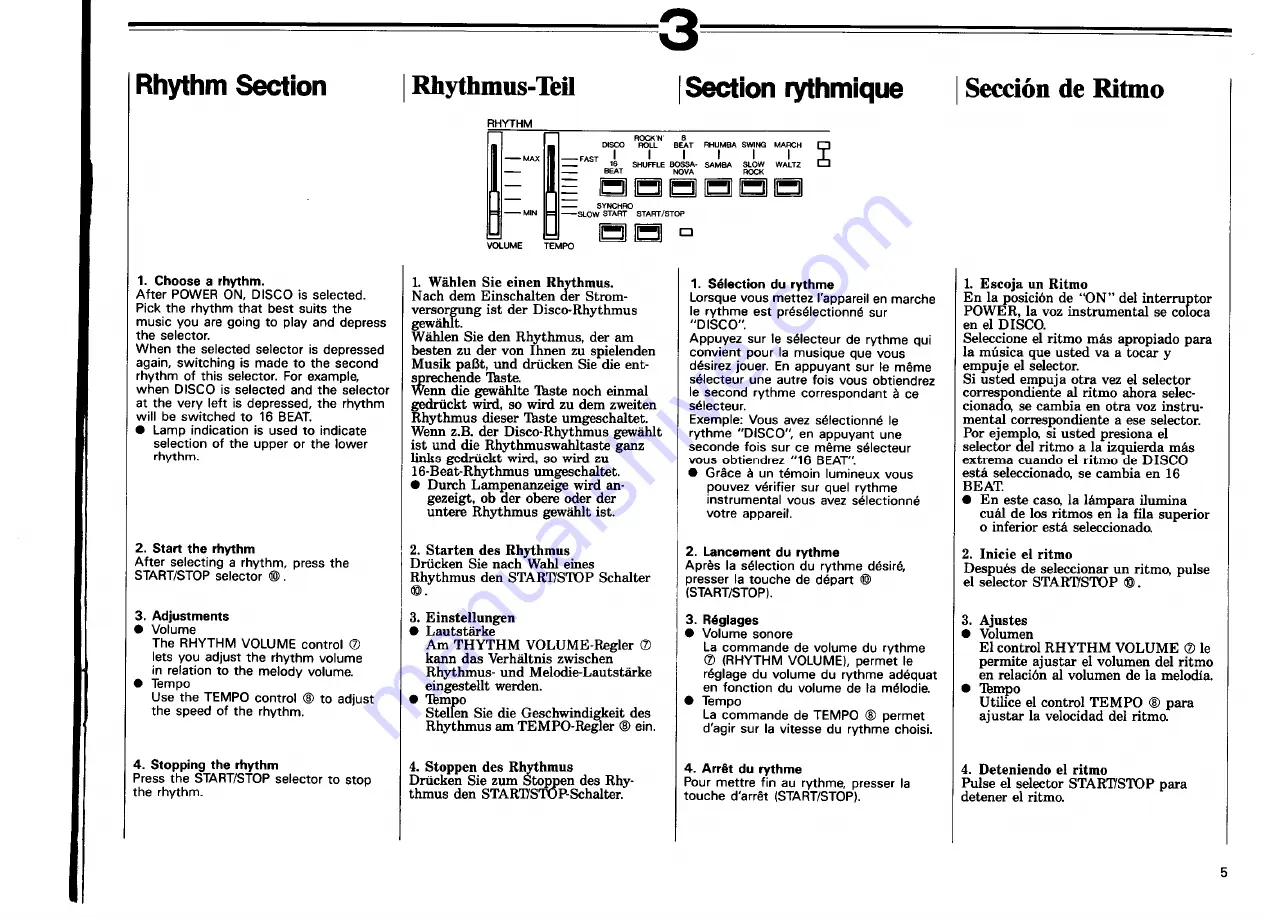 Yamaha PortaSound PSS-450 User Manual Download Page 7