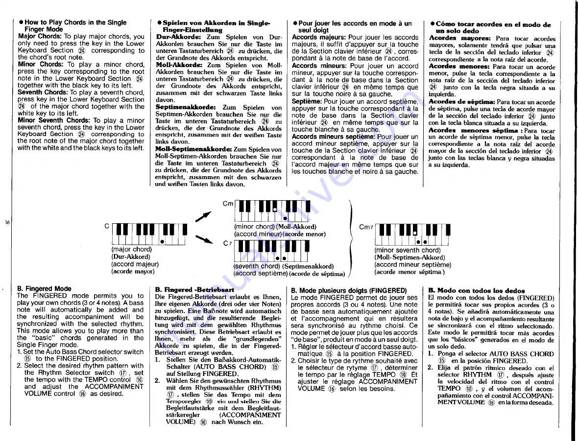 Yamaha PortaSound VSS-100 Owner'S Manual Download Page 18