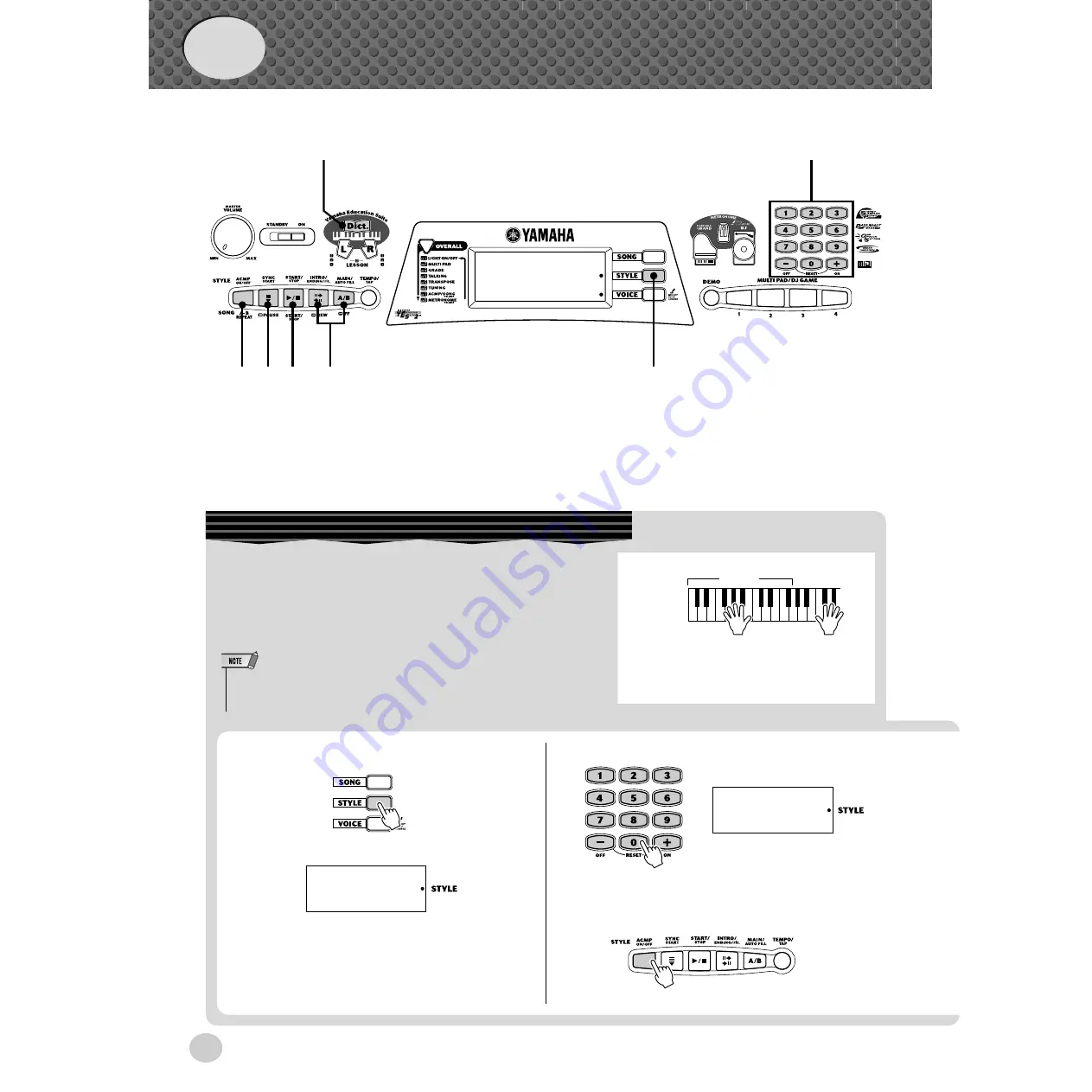 Yamaha Portatone EZ-150 Owner'S Manual Download Page 16