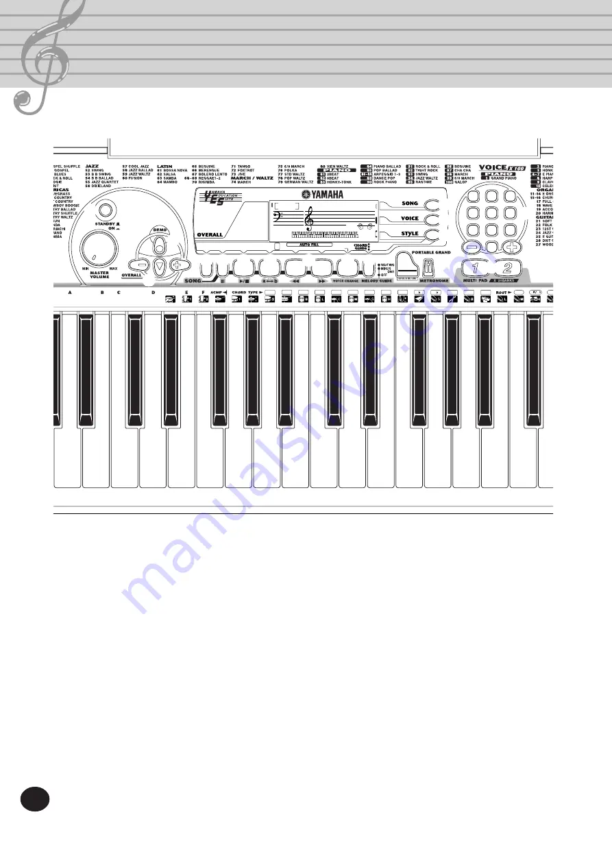 Yamaha PORTATONE PSR-140 Owner'S Manual Download Page 6