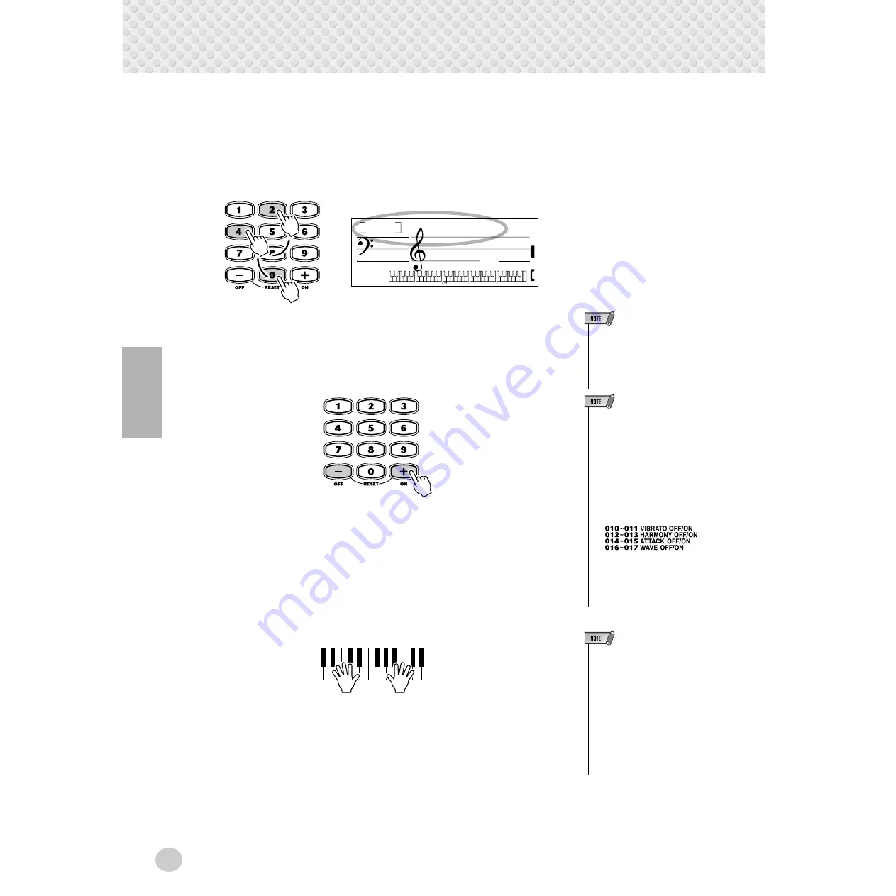 Yamaha PortaTone PSR-202 Owner'S Manual Download Page 24