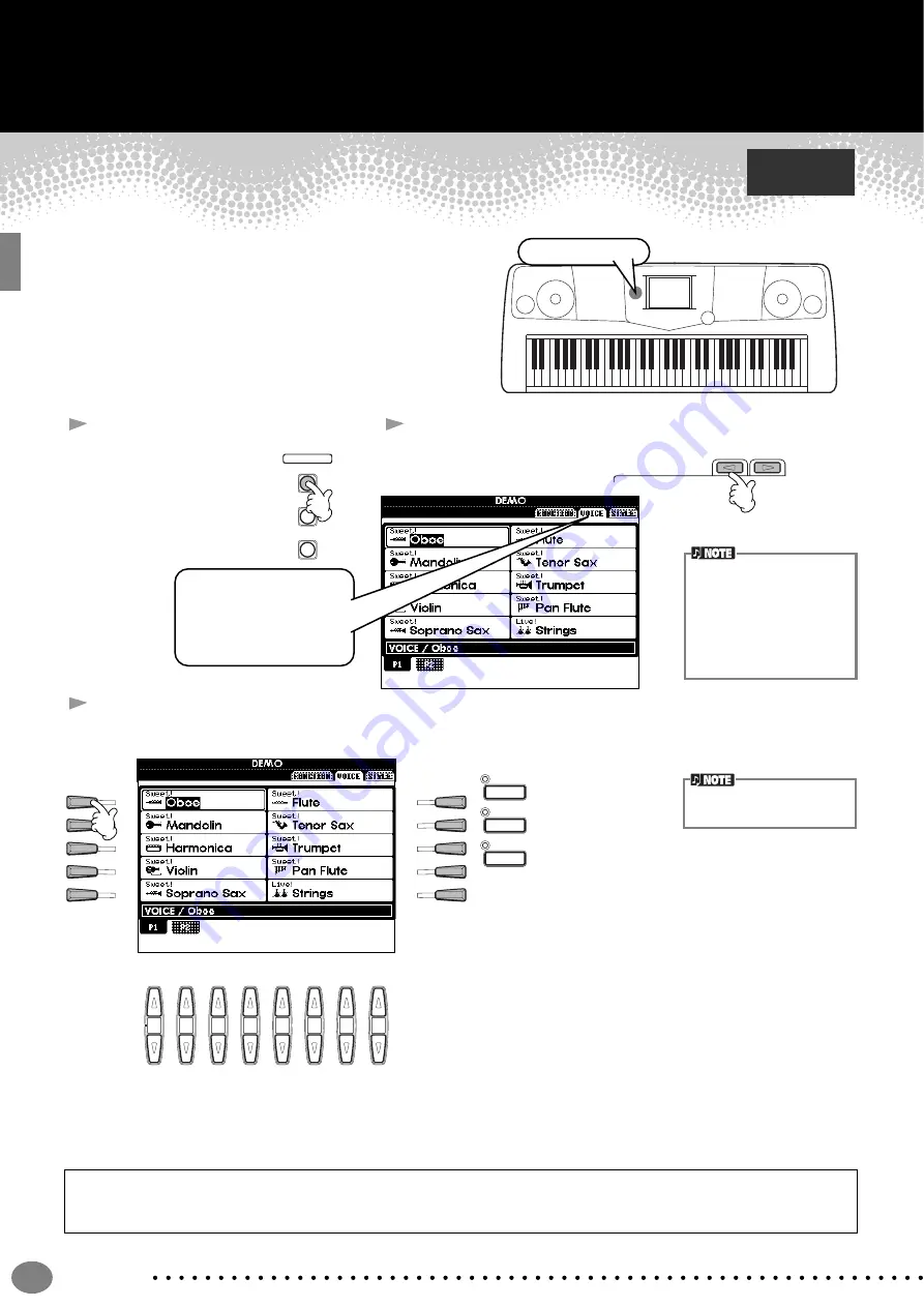 Yamaha portatone psr 2100 Скачать руководство пользователя страница 20