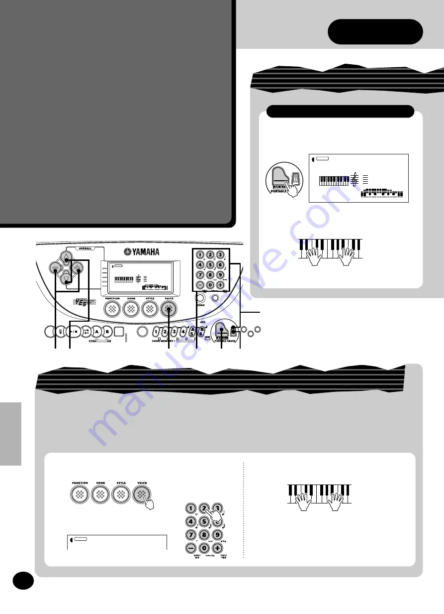 Yamaha PortaTone PSR-270 (French) Mode D'Emploi Download Page 10