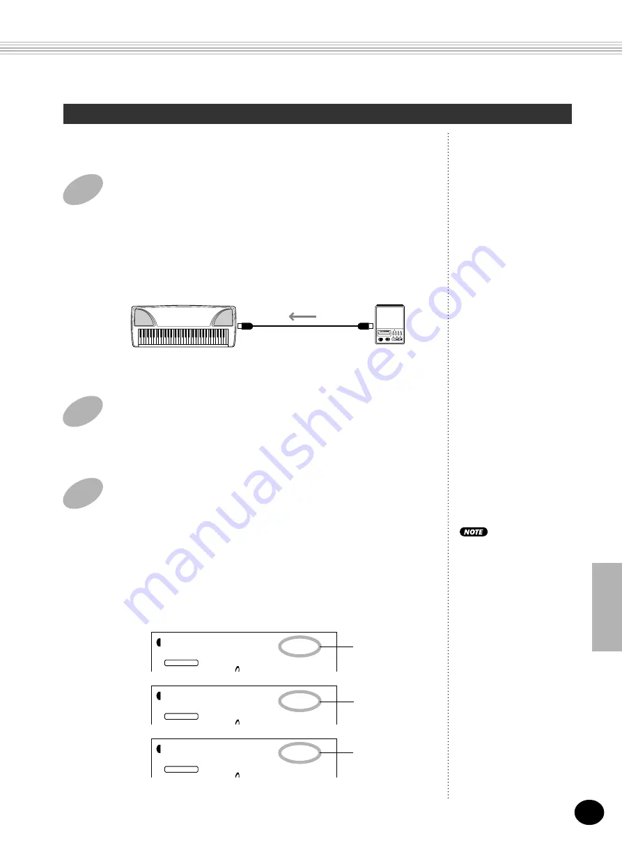 Yamaha PortaTone PSR-270 (French) Mode D'Emploi Download Page 101