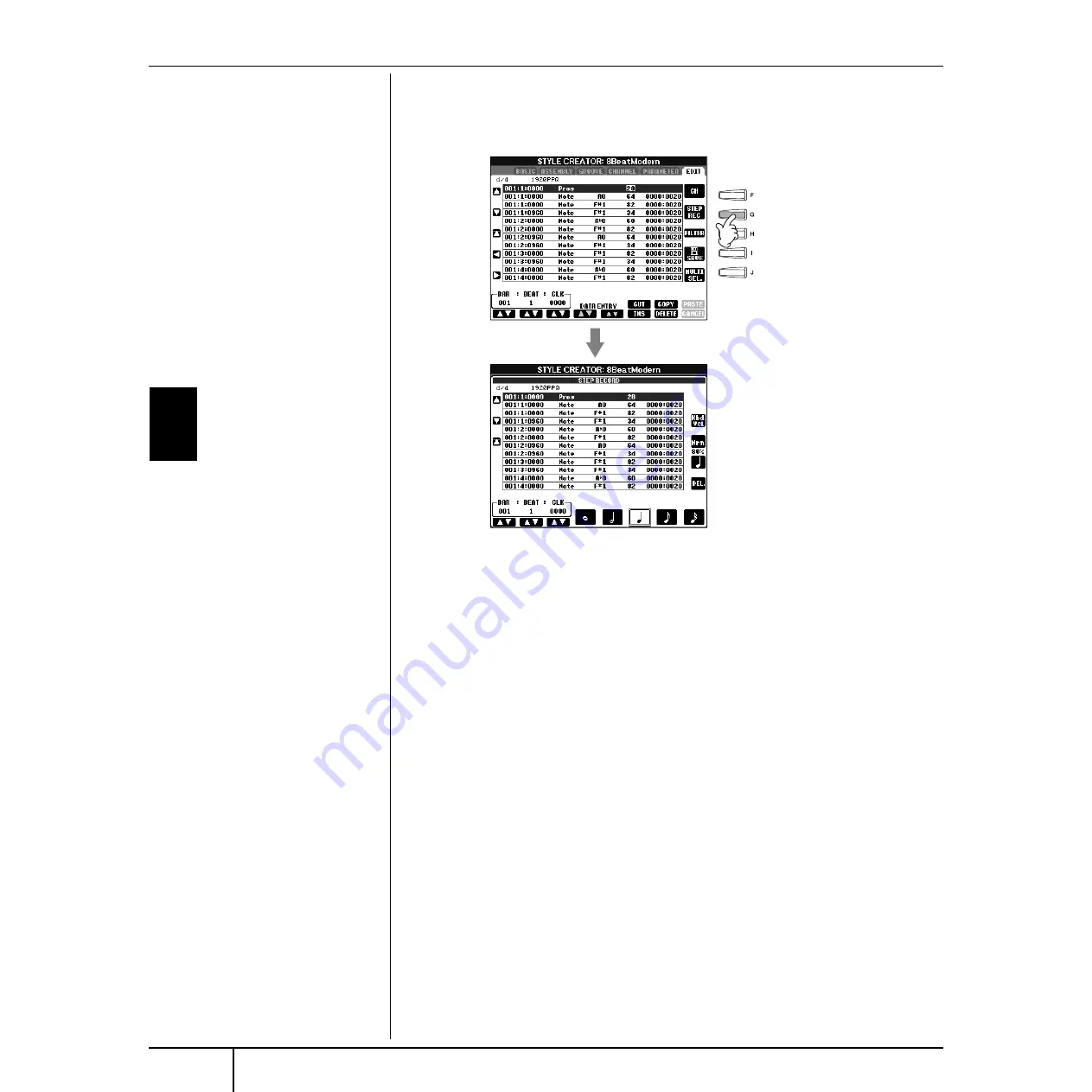 Yamaha Portatone PSR-300 (Dutch) Gebruikershandleiding Download Page 116