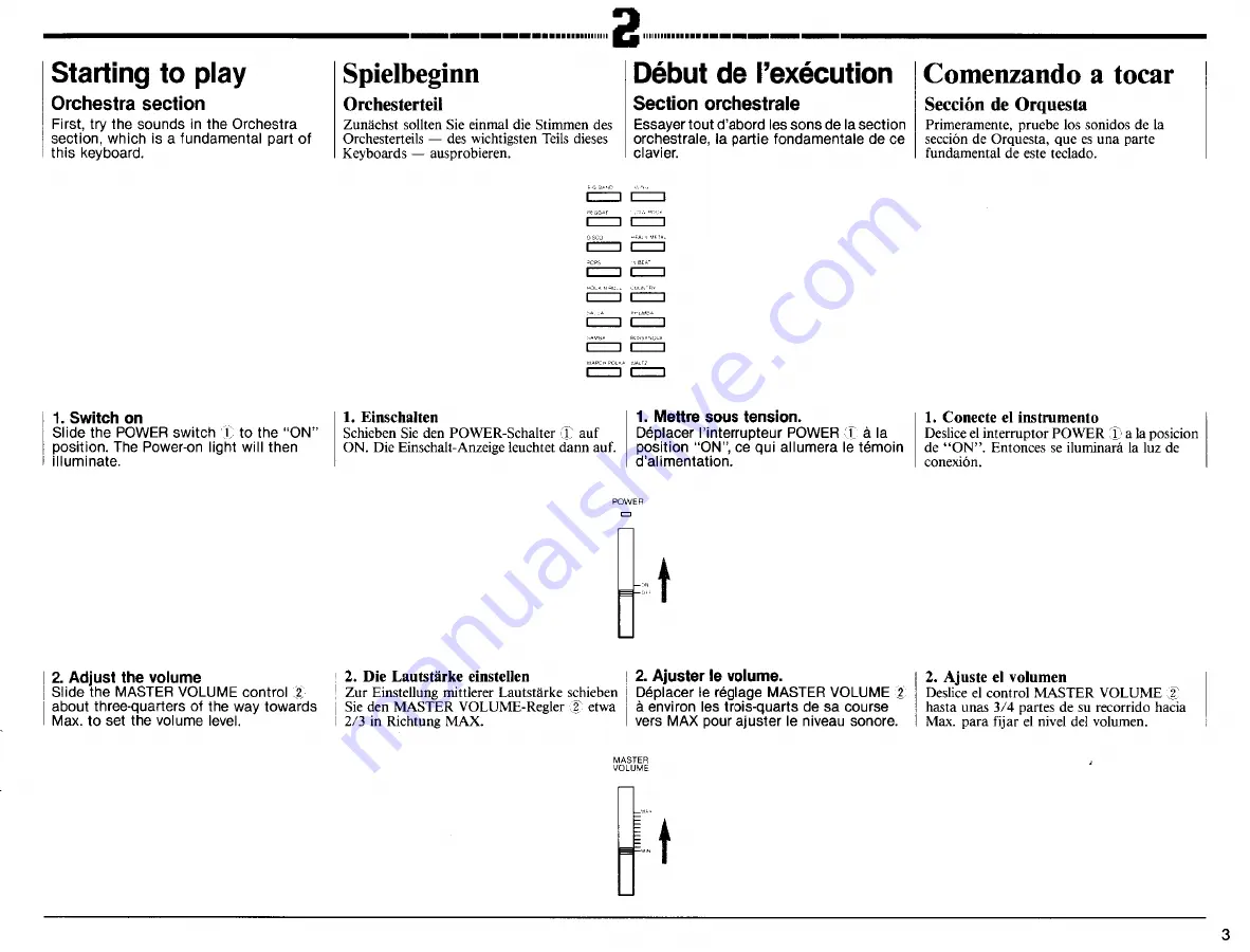 Yamaha PortaTone PSR-31 Owner'S Manual Download Page 5