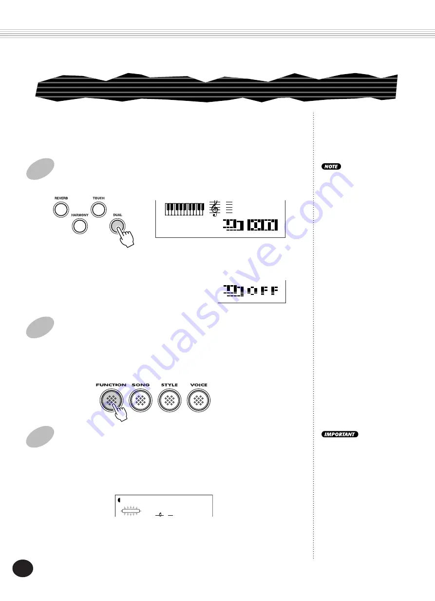 Yamaha Portatone PSR-340 Owner'S Manual Download Page 34