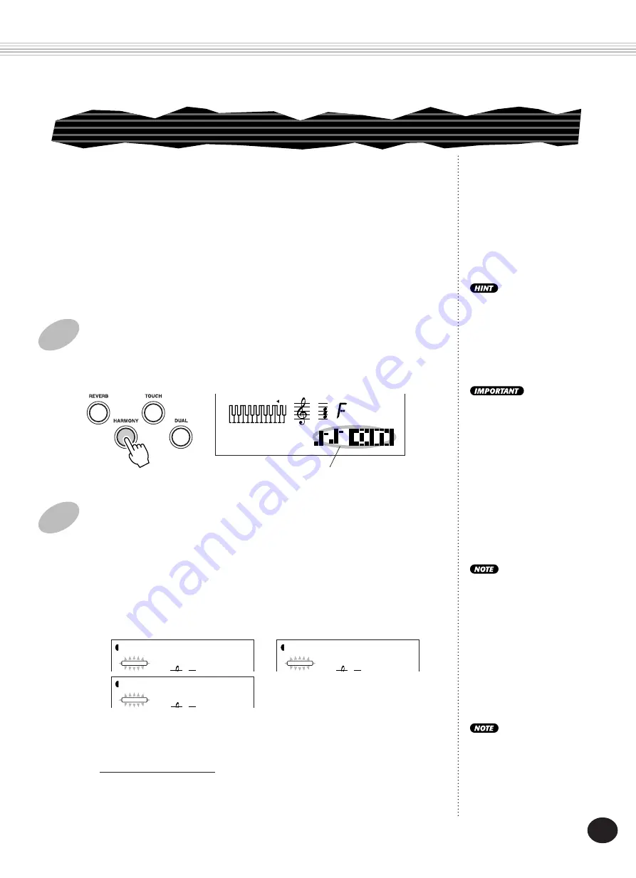 Yamaha Portatone PSR-340 Owner'S Manual Download Page 43