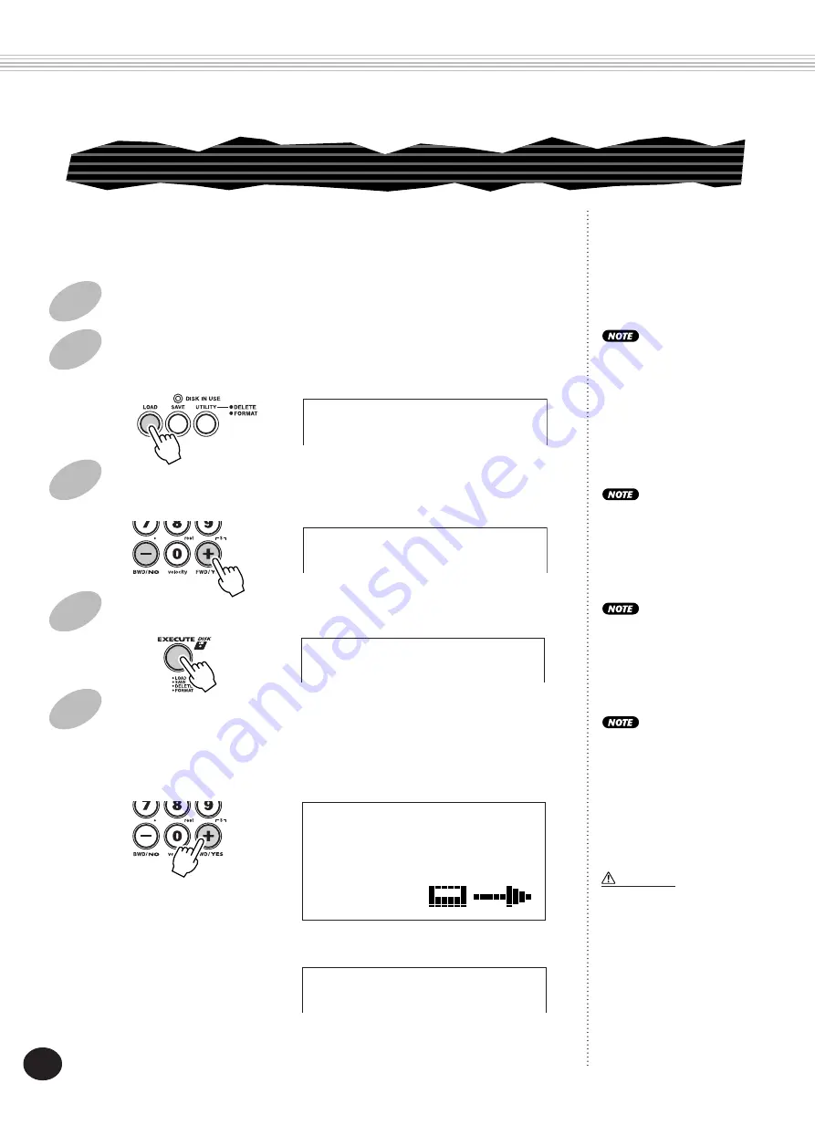 Yamaha Portatone PSR-340 Owner'S Manual Download Page 96