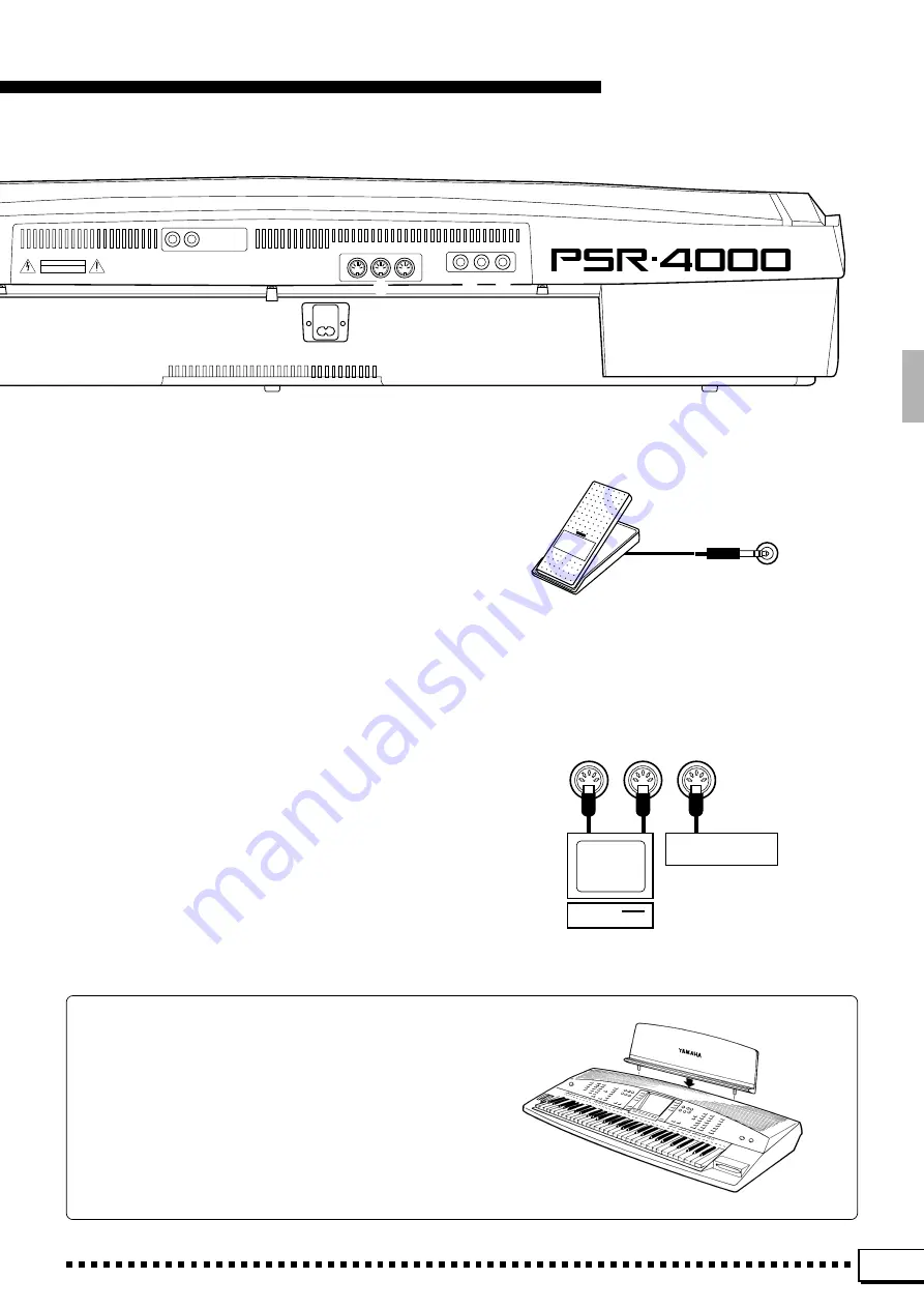 Yamaha PortaTone PSR-4000 Owner'S Manual Download Page 11