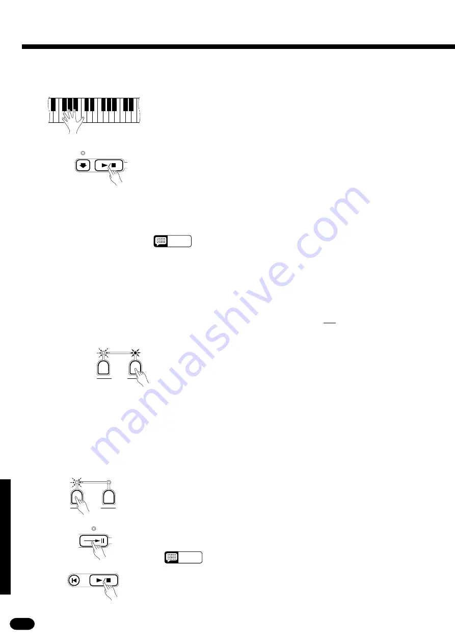 Yamaha Portatone PSR-410 (Spanish) Manual De Instrucciones Download Page 36