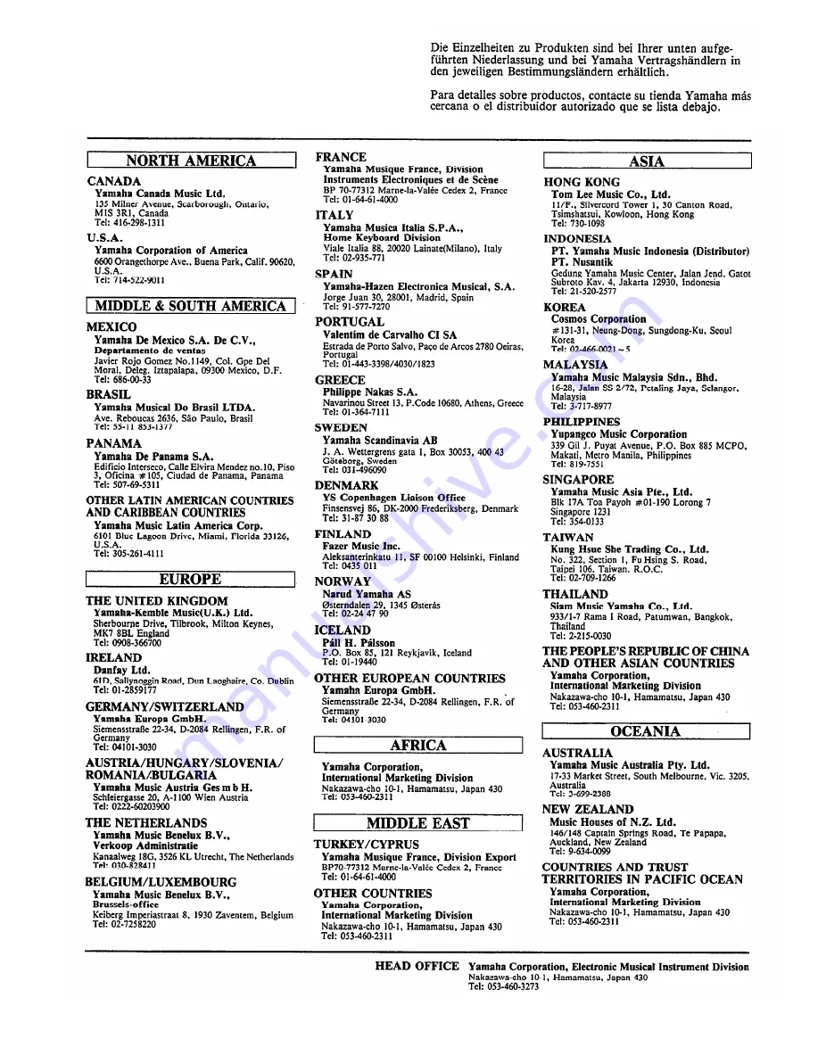 Yamaha Portatone PSR-5700 Authorized Product Manual Download Page 58