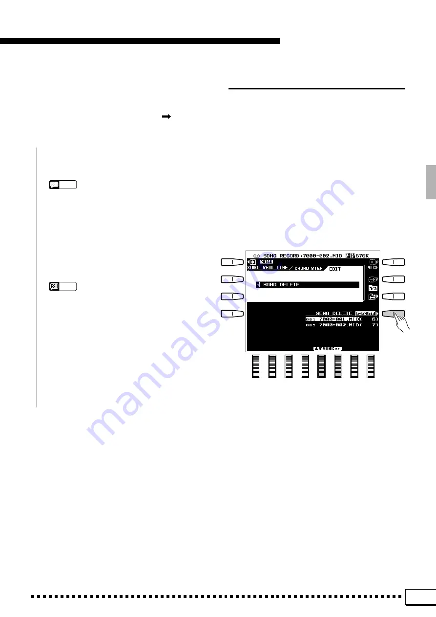 Yamaha PortaTone PSR-7000 Owner'S Manual Download Page 69