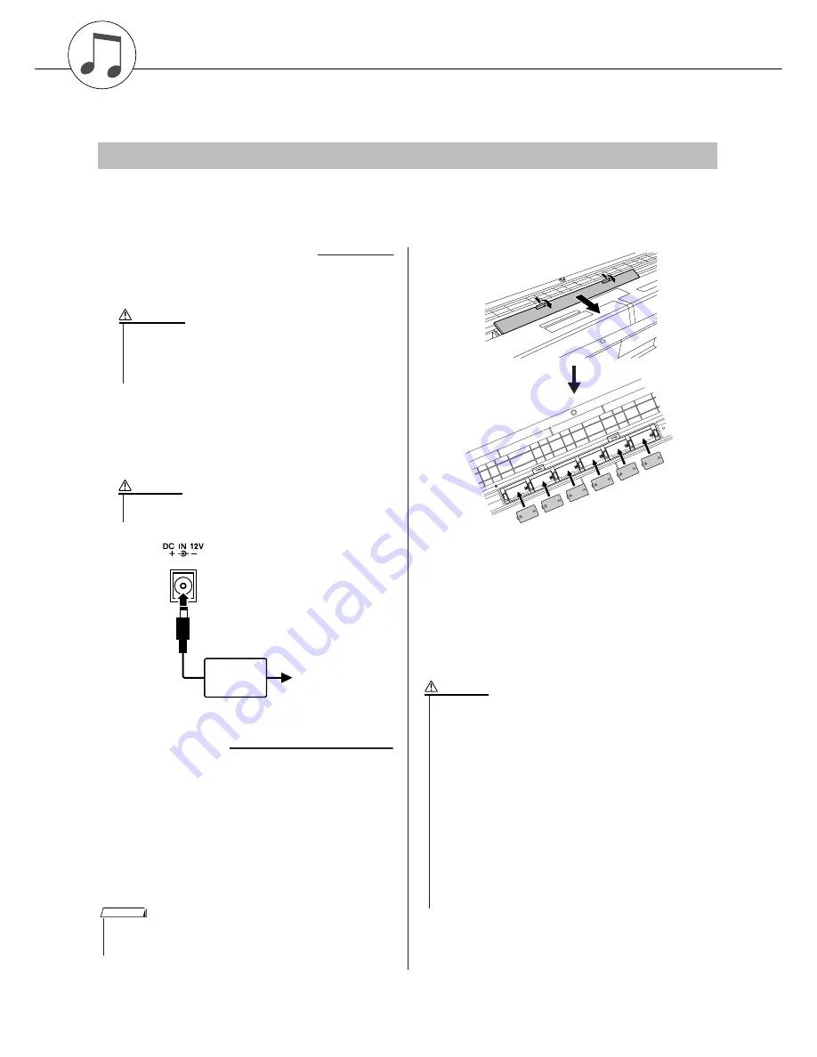 Yamaha Portatone PSR-E403 Owner'S Manual Download Page 10