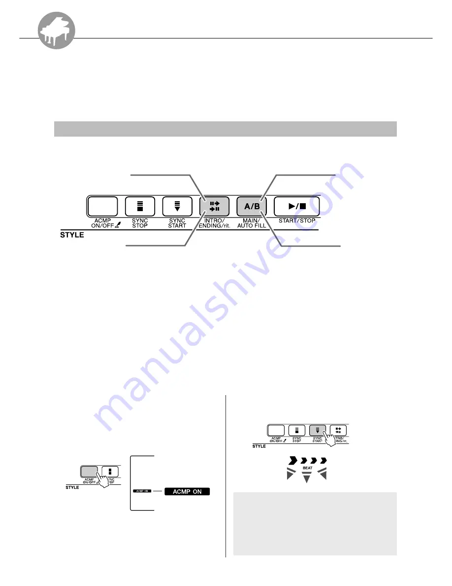 Yamaha Portatone PSR-E403 Owner'S Manual Download Page 70