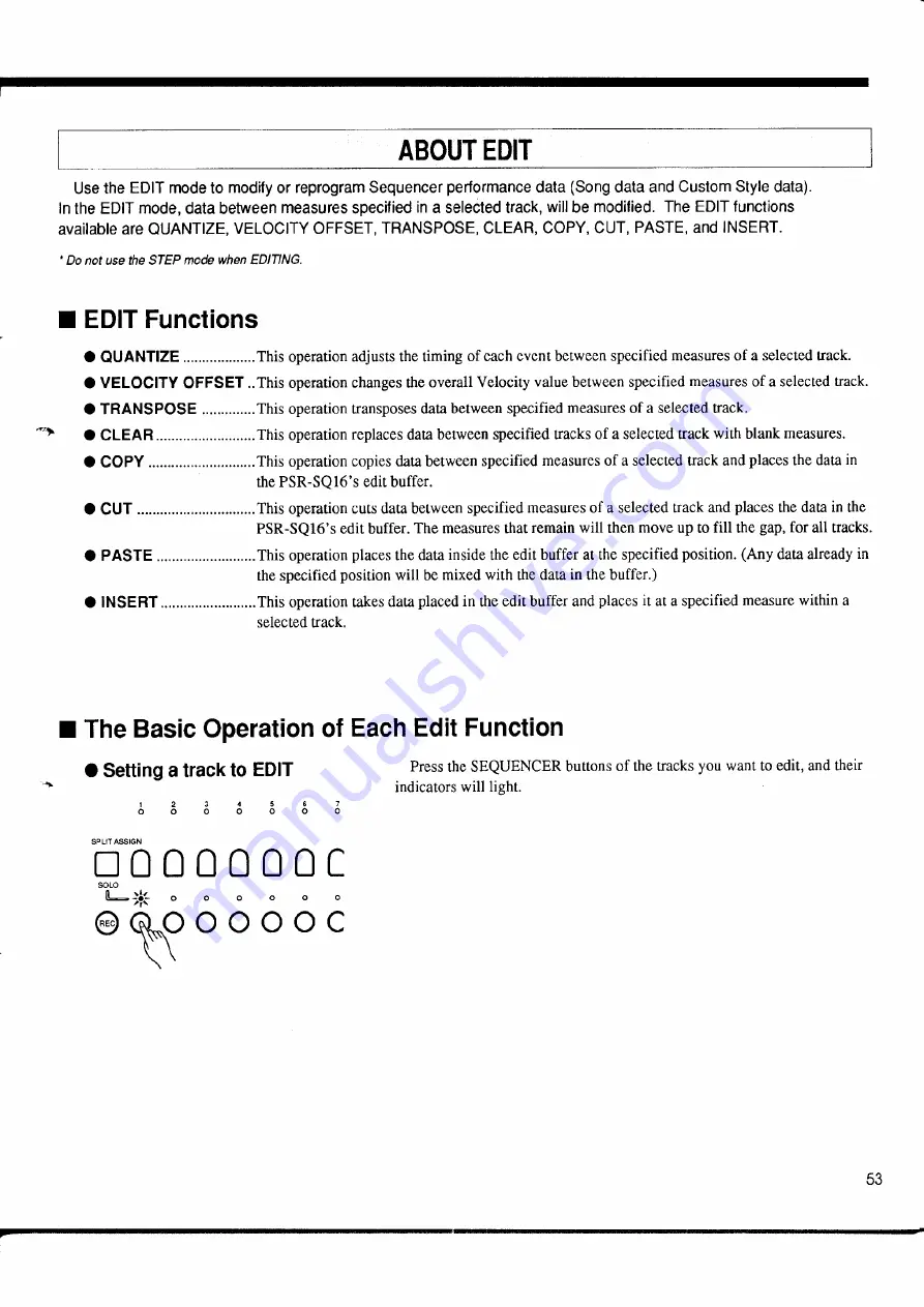 Yamaha PORTATONE PSR-SQ16 Owner'S Manual Download Page 55