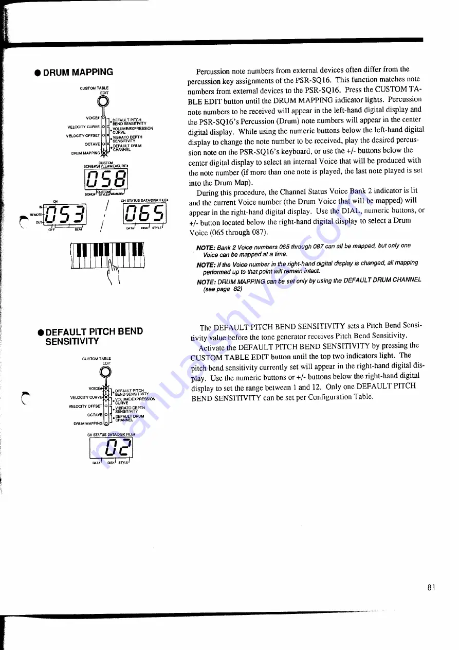 Yamaha PORTATONE PSR-SQ16 Owner'S Manual Download Page 83