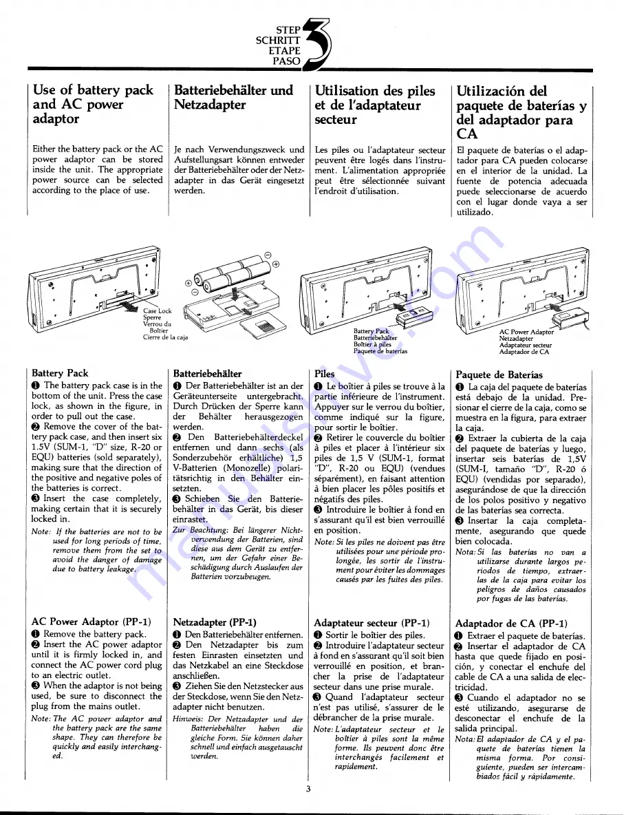 Yamaha PS-30 Скачать руководство пользователя страница 5