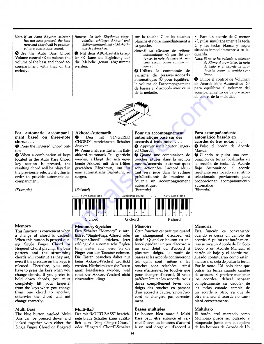 Yamaha PS-30 Скачать руководство пользователя страница 16