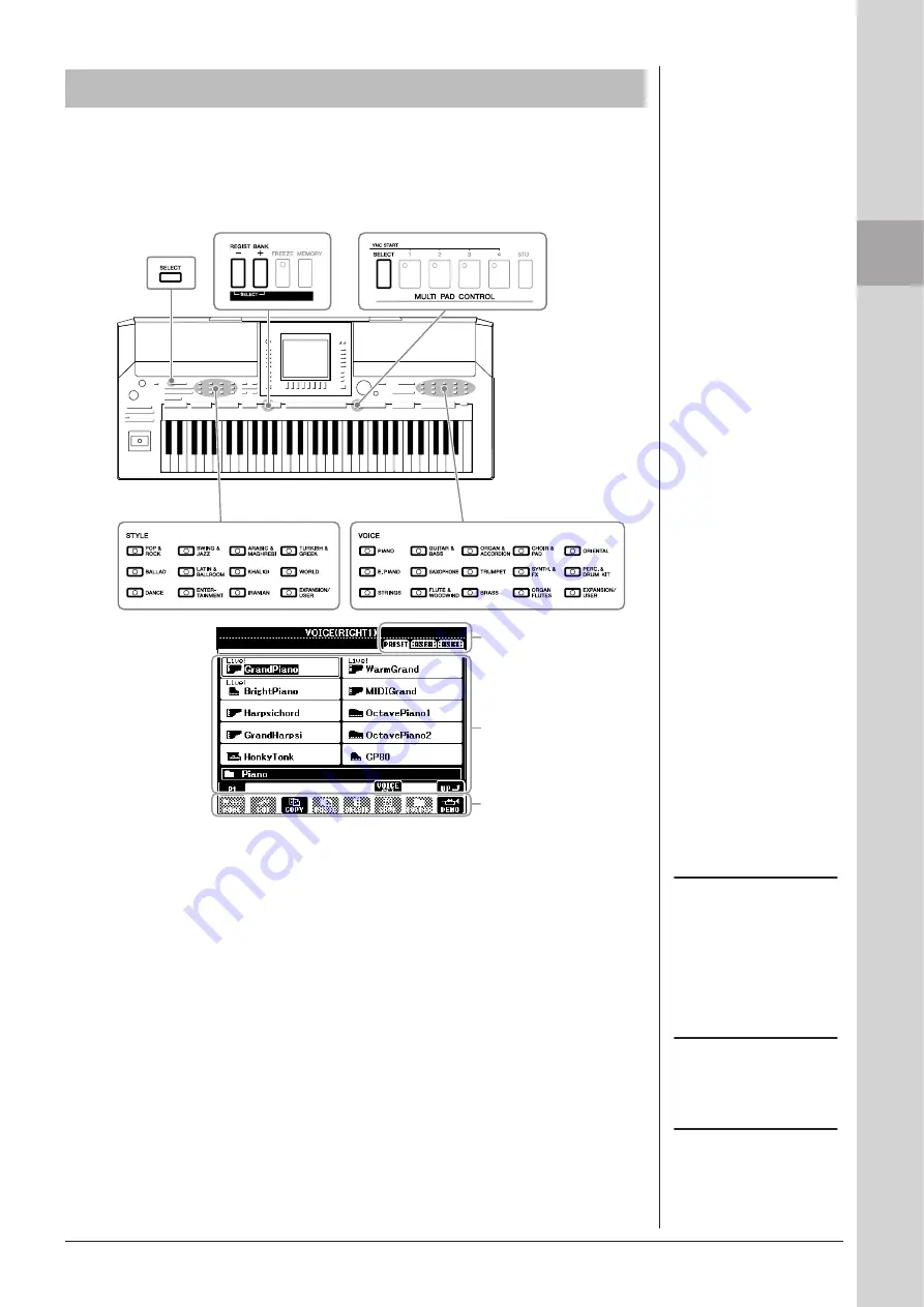 Yamaha PSR-A2000 Oriental Owner'S Manual Download Page 25