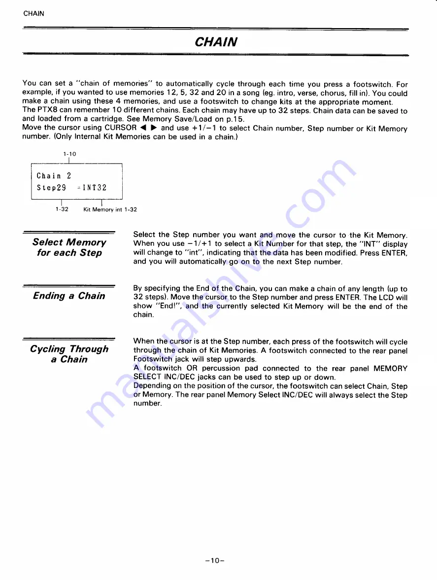 Yamaha PTX8 Owner'S Manual Download Page 12