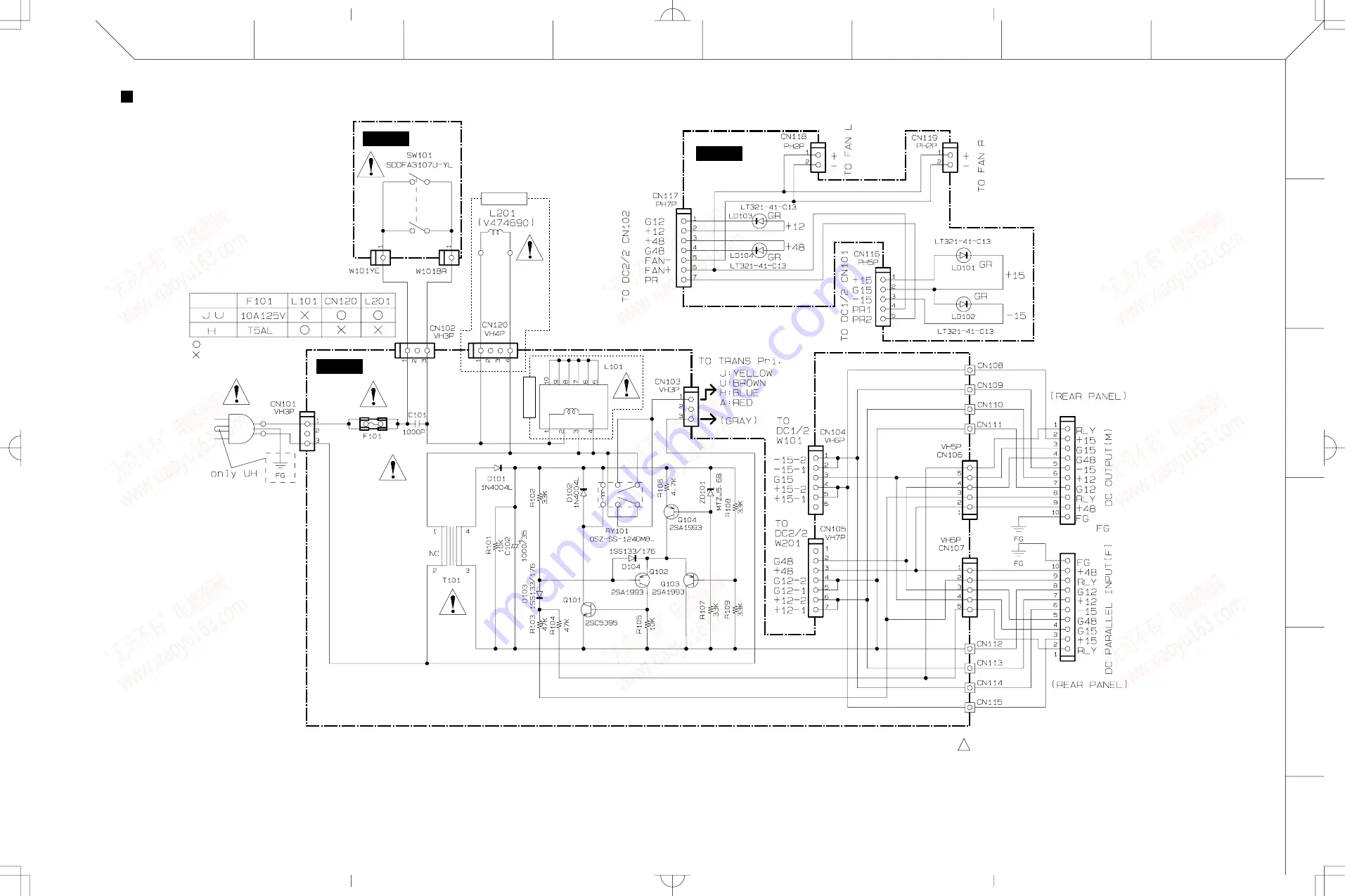 Yamaha PW3000MA Service Manual Download Page 9