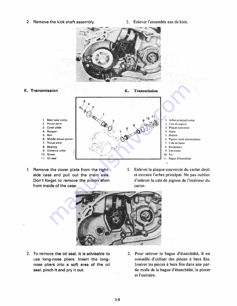 Yamaha PW50L 1979 Service Manual Download Page 38