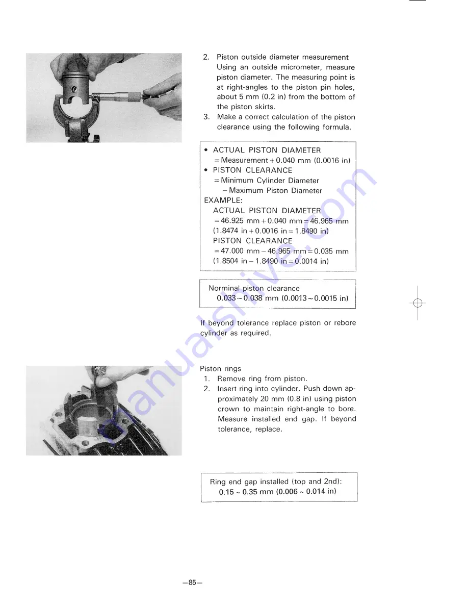 Yamaha PW80(P) Owner'S Service Manual Download Page 106