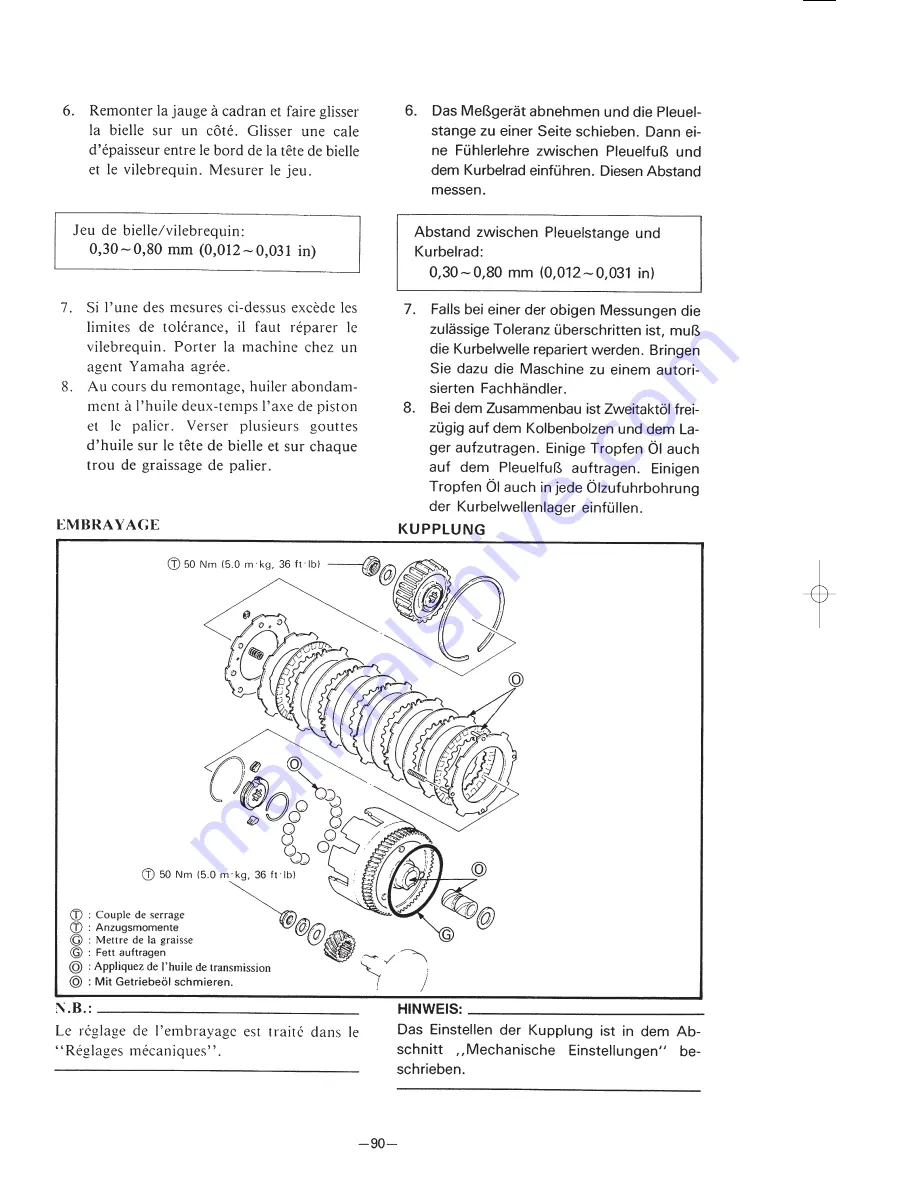 Yamaha PW80(P) Owner'S Service Manual Download Page 111