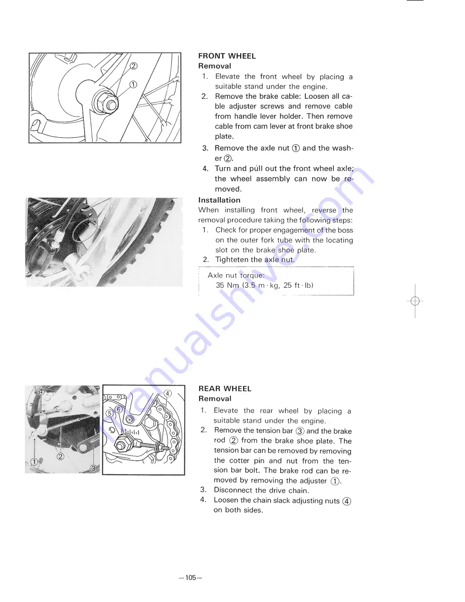 Yamaha PW80(P) Owner'S Service Manual Download Page 126